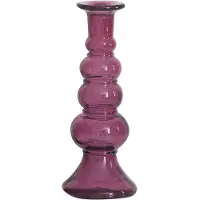 Kitsch Kitchen kandelaar gerycled glas roze
