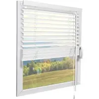 Sol Royal FSC gecertificeerd houten jaloezieën SolDecor JH3 rolgordijnen in wit 140x160 cm - Milieuvriendelijk geproduceerd