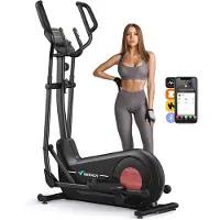 Merach Crosstrainer - LCD Monitor - Magnetische Weerstand - Extra Breed 47cm - Premium voor Thuisgebruik - Geschikt tot 180kg