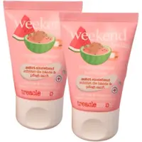 Treaclemoon Weekend Feeling Handcreme - Reisverpakking - Praktisch To-go Formaat | 2x 30 ml - Voordeelverpakking | Met Urea & Vitamine E - Watermeloen Aardbei Geur