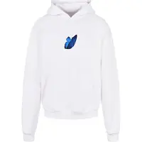 Mister tee Sweatshirt 'Le Papillon' azuur / pueblo / zwart / wit