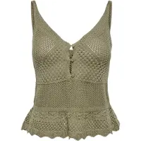 ONLY Gebreide top 'ONLLISON' olijfgroen