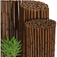 Sol Royal B23 – Premium Bamboe Tuinscherm 160x250cm Donkerbruin – Geharde Bamboestokken Ø 2-3cm – Weerbestendige Balkonscherm