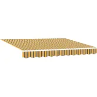 vidaXL Uitschuifbare luifel Meerkleurig 300 x 250 x 165 cm