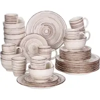 Happyment Serviesset 8 personen - 32 delig - Borden - Keramisch servies