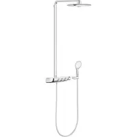 GROHE Rainshower SmartControl Duo 360 Regendouche †“ Ø 36 cm - Waterbesparend - Inclusief thermostaatkraan en planchet - Chroom