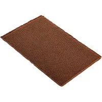 Happiq Badmat Vaylen - voor badkamer - Douchemat - Bruin - 50x80cm - Absorberend & antislip - Boho stijl