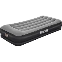 Bestway TriTech luchtbed Vento met geïntegreerde elektrische pomp, formaat Single XL/Lo, 191 x 97 x 36 cm