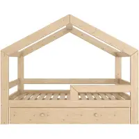 Need Sleep Bed met opbergruimte en valbeveiliging, 80x160 cm, symmetrisch