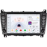 Happiq Autoradio met bluetooth - Carplay - Voor Mercedes-Benz C-Klasse W203/W209 & CLK200 - Geschikt voor Apple en Android - Stereo - Navigatie - Navigatiesysteem auto - 4GB 32GB - 8"