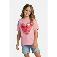 Cars T-shirt lichtroze Meisjes Katoen Ronde hals Printopdruk - maat 176