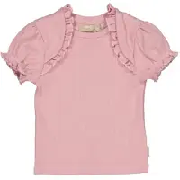 QPI Newborn T-shirt roze Meisjes Stretchkatoen Ronde hals Effen - maat 56