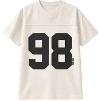 NIK&NIK T-shirt wit Meisjes Katoen V-hals Printopdruk - maat 152