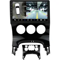Happiq Autoradio bluetooth met camera - Carplay - Voor Peugeot 3008 (2009-2015) - Geschikt voor Apple en Android - Stereo - Navigatie - Navigatiesysteem auto