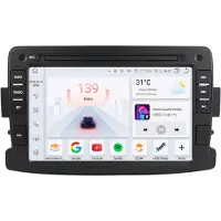 Happiq Autoradio met bluetooth - Carplay - Voor Renault / Dacia (Duster / Sandero / Captur / Logan 2 / Dokker / Symbol / Xray) - Geschikt voor Apple en Android - Stereo - Navigatie - Navigatiesysteem auto