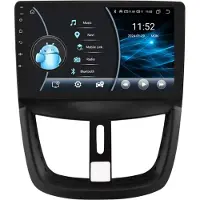 Happiq Autoradio met bluetooth - Carplay - Voor Peugeot 207 / 207CC (2006-2015) - Geschikt voor Apple en Android - Stereo - Navigatie - Navigatiesysteem auto - 2GB 32GB