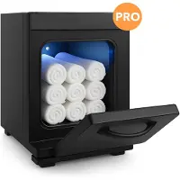 Happiq Handdoek warmer - Towel verwarmer - Heater - Voor Salons, Spa’s en Thuisgebruik - met Ozonfunctie - Zwart