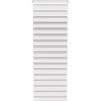 ACXIN Zebra Rollo Klemmfix - Zonder Boren - Lichtdoorlatend en Verduisterend - 80x220cm Wit