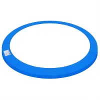 Happiq Trampoline Randkussen - Beschermkussen - Beschermrand - Trampolinerand - Diameter buitenring: 4,2 m - Blauw