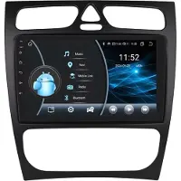 Happiq Autoradio met bluetooth - Carplay - Voor Mercedes-Benz C-Klasse / CLK-Klasse (W203 / W209 / S203 / A209 / W168) - Geschikt voor Apple en Android - Stereo - Navigatie - Navigatiesysteem auto - 2GB 32GB