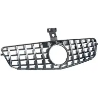 Happiq GT Grille Velos - Voorbumper grill - Voor Mercedes GLC W253/X253 (2020) - Black Chrome GT Stijl - Auto Accessoires