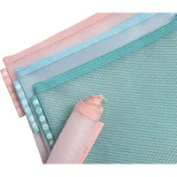 Exacompta 12x Tas met zipsluiting in soepele plastic Chromaline pastel - A5 - Geassorteerd - 37140E