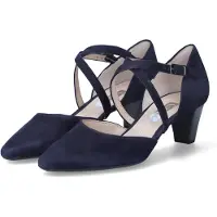 Gabor Pumps 'Pump Damen 01.363.16 Echtleder in blau' blauw
