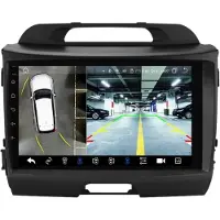Happiq Autoradio bluetooth met camerah - Carplay - Voor Kia Sportage 3 (2011-2016) - Geschikt voor Apple en Android - Stereo - Navigatie - Navigatiesysteem auto