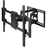Happyment Muurbeugel Fioren - TV muurbeugel - Voor 30"-85" inch - Draaibaar en kantelbaar - Ultra Slim & ruimtebesparend - Beugel statief - Zwart