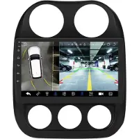 Happiq Autoradio met bluetooth - Carplay - Voor Jeep Compass & Patriot (2011-2017) - Geschikt voor Apple en Android - Stereo - Navigatie - Navigatiesysteem auto
