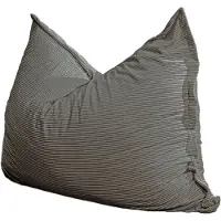 Bananair - Zitzak XXL afneembare hoes - ribfluweel - Donkergrijs - 140 x 180 cm