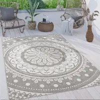 Paco Home Buiten Vloerkleed Tapijt Voor Binnen En Buiten Balkon Terras Oosters Marokkaans 80x150 cm