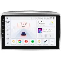 Happiq Autoradio met bluetooth - Carplay - Voor Lancia Ypsilon (2006-2011) - Geschikt voor Apple en Android - Stereo - Navigatie - Navigatiesysteem auto - 3GB 32GB - 9"
