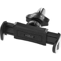 Celly Planet Telefoonhouder Airvent - Ventilatierooster bevestiging - Van gerecycled kunststof - 360° draaibare kop - Voor toestellen tot 8,5 cm breed