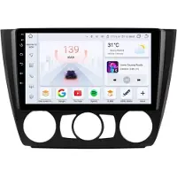 Happiq Autoradio met bluetooth - Carplay - Voor BMW 1-Serie / 1 Serie (E87, E81, E82, E88) (2004-2011) - Geschikt voor Apple en Android - Stereo - Navigatie - Navigatiesysteem auto - 8GB 128GB