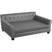 Happyment Hondenbank Jerino Vaylen - 120CM - Hondensofa op poten - Hondenzetel - Afneembaar kussen