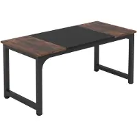 Happiq Bureau Livio - 80 × 160× 75 cm - Bruin - Computerbureau - Voor thuis of werk
