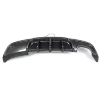 Happiq Diffuser Kit Dravon - Achterdiffuser Bumper Deluxe - Voor BMW 1 Serie E82 Coupe 135i M Sport - Carbon Look F1 Stijl - Auto accessoires