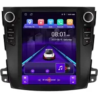 Happiq Autoradio met bluetooth - Carplay - Voor Mitsubishi Outlander XI 2 (2008-2011) - Geschikt voor Apple en Android - Stereo - Navigatie - Navigatiesysteem auto - 1GB 32GB - 9.7"