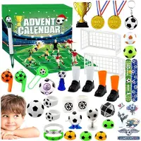 Happyment Adventskalender 2024 - Voetbal - Kinderen - Sportief - Kerstcadeau - 24 stuks