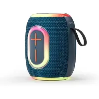 Wiwu Bluetooth speaker - Thunder H9 - RGB verlichting - 360 graden geluid - handsfree bellen - TWS koppelbaar - IPX5 - Blauw