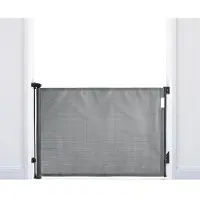 Dream baby Dreambaby Glide ‘N Hide oprolbaar traphekje | tot 140 cm breed en 90 cm hoog | Grijs