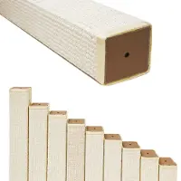 Eyepower 60 x 9 x 9 cm: Vierkant Sisal Stam voor Krabpaal M8 - Kattenboom Sisalpaal - Krab Bomen Onderdelen