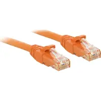 Lindy 48113, 15 meter, Cat6, U/UTP (UTP), RJ-45, RJ-45, oranje
