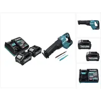 Makita JR 001 GM2 accu reciprozaag 40 V max. borstelloze reciprozaag XGT + 2x accu 4,0 Ah + oplader - zonder koffer
