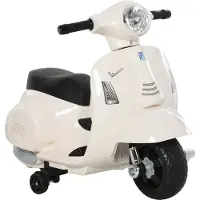 HOMCOM Elektrische kinderbromfiets in Vespa-stijl 370-138