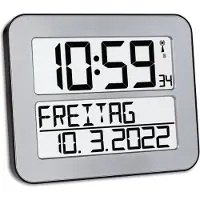 TFA-Dostmann Timeline Max Radiogestuurde Wandklok