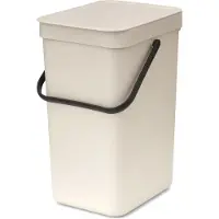 Brabantia Sort & Go Prullenbak - 12 l - Soft Beige