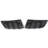 Happyment Dynavent RoosterSet - Motorkap Rooster Cover - Zwart - Voor Mercedes W164 GL350/ML350/GL450 (2008-2011) - Set van 2 - Auto Accessoires