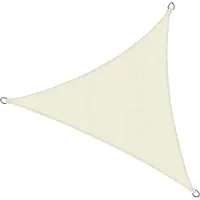 Sol Royal SolVision HS9 Schaduwdoek Driehoek 3x3x3m Creme Waterafstotend UV Bescherming